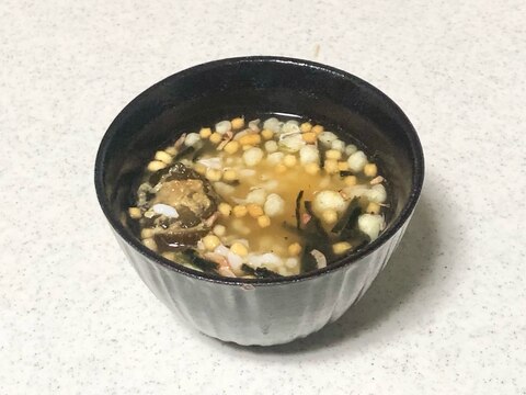 簡単⭐きゅうりの味噌漬け入りお茶漬け